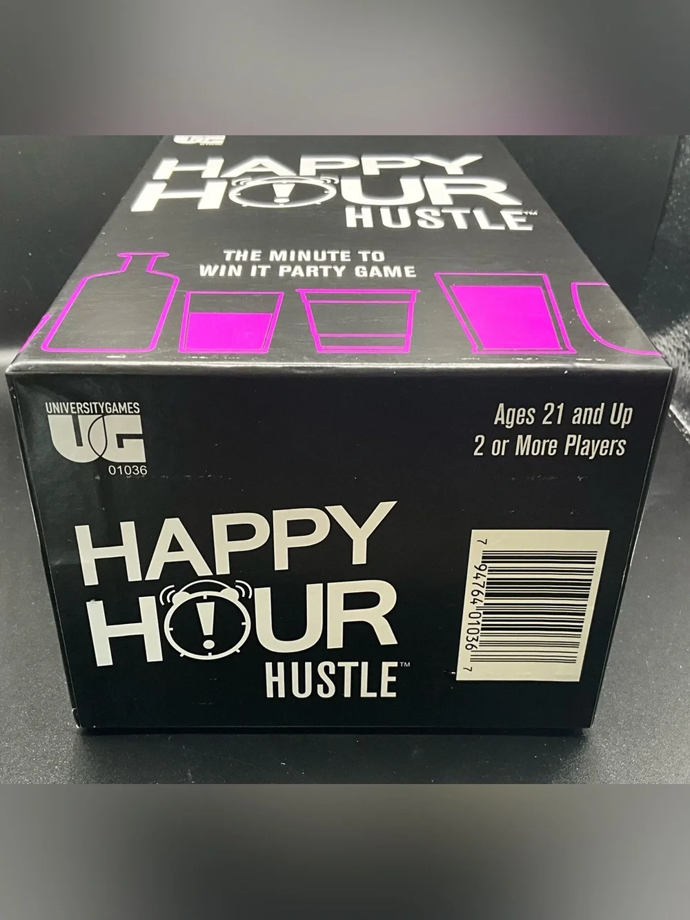 Happy Hour Hustle Party Game - Black & Purple